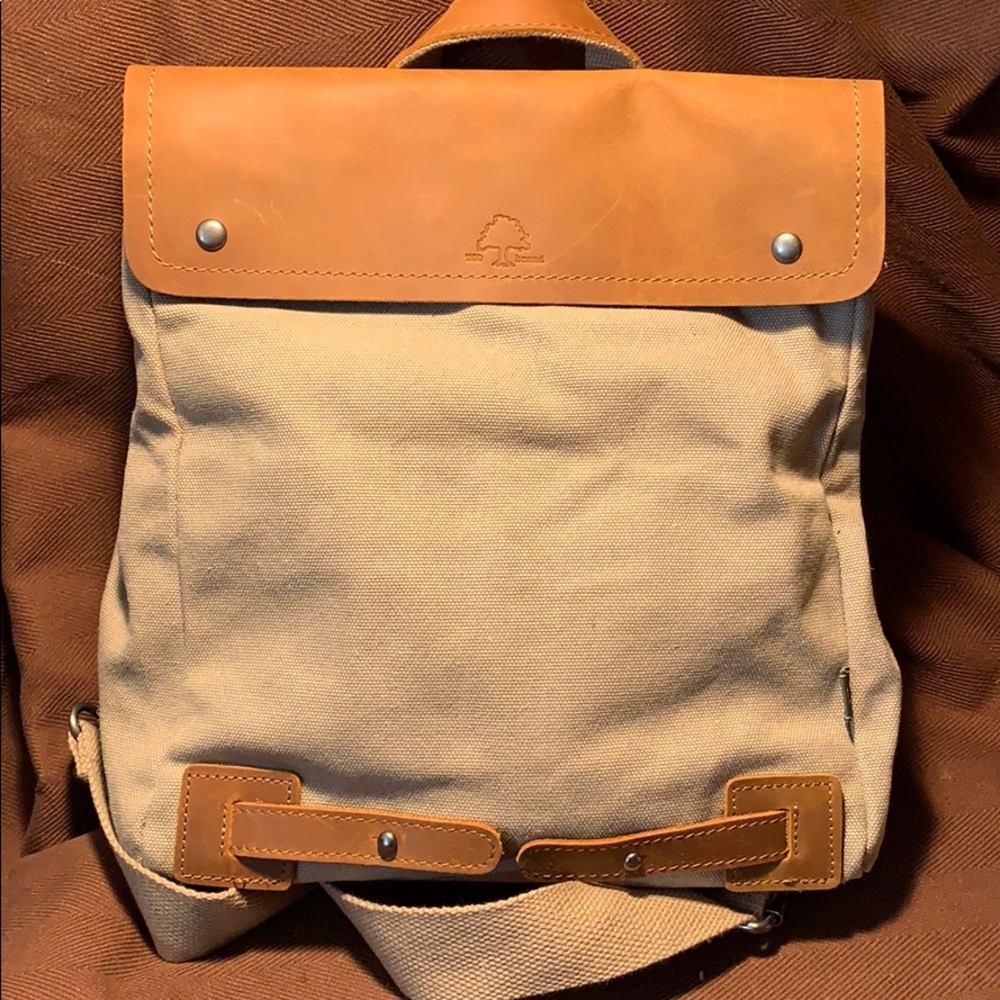 NWT TSD leather backpack/shoulder/crossbody bag